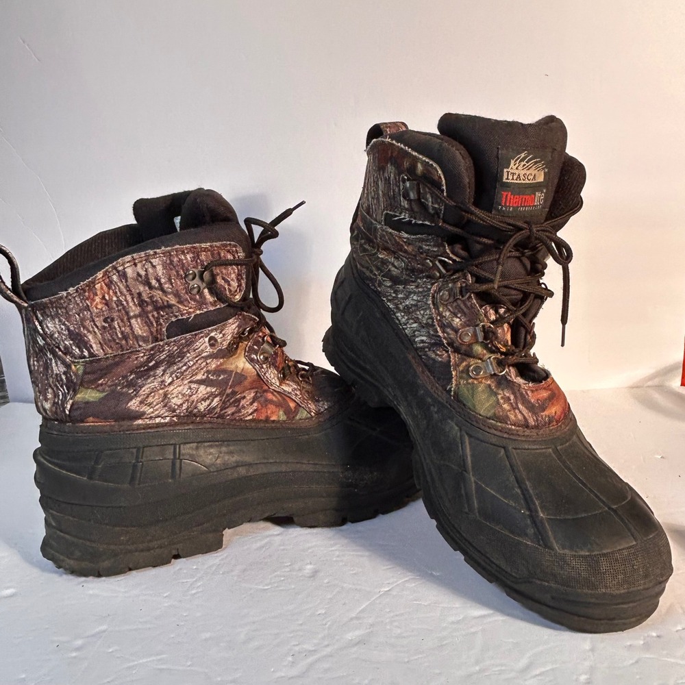 Itasca Camouflage Insulated Winter Pac Boots Men's Size 13 Hunting Fishing
